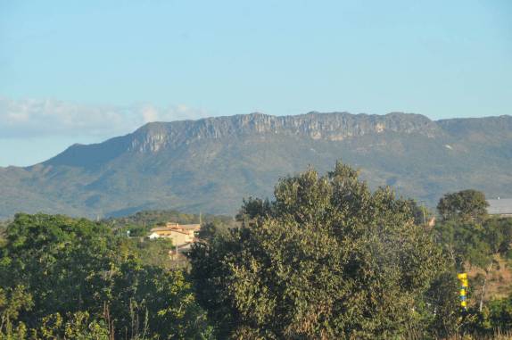 A famosa Serra Dourada, região de Goiás Velho - GO